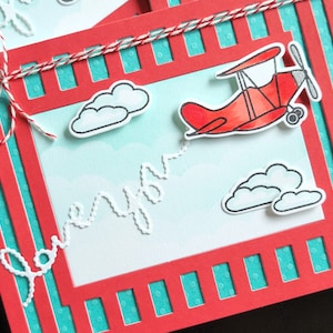 Carte d'anniversaire pour pilote, carte Je t'aime pour petit ami, carte de Saint-Valentin pour mari, carte d'avion pour garçon, carte d'amour pour lui