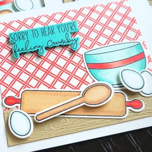 Carte Get Well Soon pour boulanger, carte de voeux Feel Better Soon pour chef, cadeau pour cuisinier, carte cookie, désolé d'entendre que vous vous sentez minable