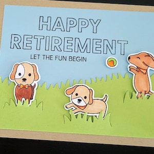 Dog Lover Retirement Card, Happy Retirement Gift for Veterinarian