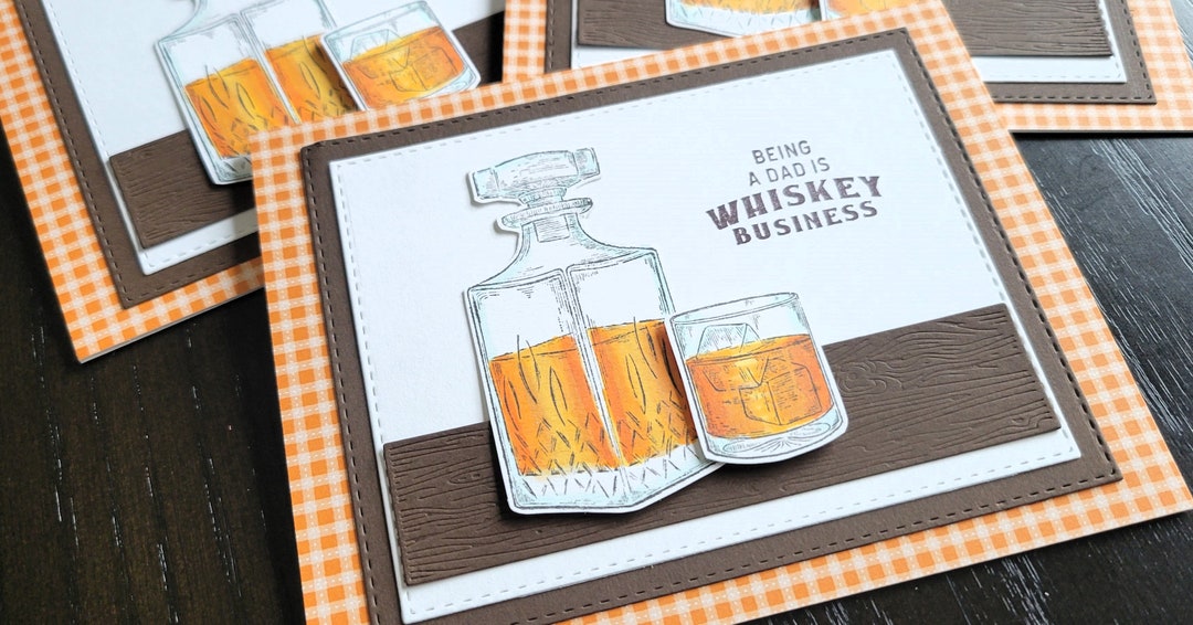 Whiskey Father's Day Card, Being a Dad is Whiskey Business, Funny Dad's ...