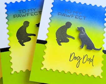 Dog Dad Father's Day Card, Dog Lover Dad's Day Card, To My Pawfect Dog Dad