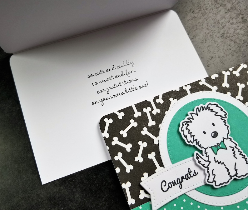 Neue Hund Karte neue Welpen herzlichen Glückwunsch zu Ihrem Etsy