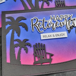 Carte de retraite de plage, carte de félicitations d’Hawaï, déménagement en Floride, félicitations pour votre retraite