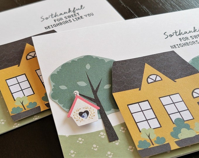 Thank You Neighbor Card, Gift for Neighbor Etsy