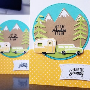 Retirement Card, Enjoy the Journey, Congratulations on Your Retirement RV Van Life Happy Camper Adventure Awaits Bon Voyage Card, Road Trip image 2