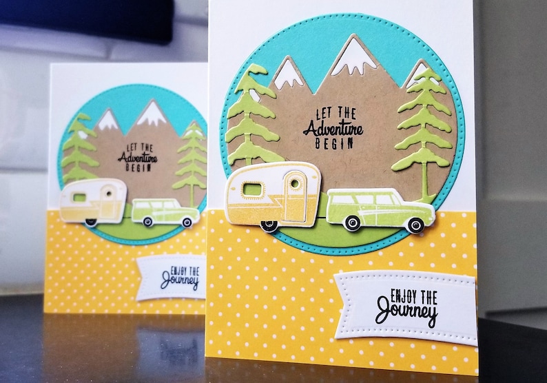 Retirement Card, Enjoy the Journey, Congratulations on Your Retirement RV Van Life Happy Camper Adventure Awaits Bon Voyage Card, Road Trip image 2