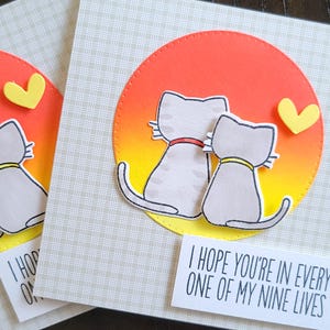 Verjaardagskaart kat, Kitty Valentine-wenskaart, Cadeau kattenliefhebber, Kitty Valentijnsdag