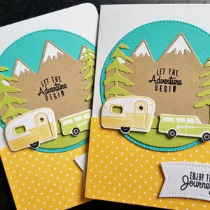 Retirement Card, Enjoy the Journey, Congratulations on Your Retirement RV Van Life Happy Camper Adventure Awaits Bon Voyage Card, Road Trip image 3