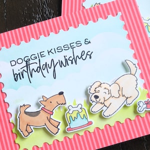 Labradoodle Geburtstagskarte, Airedale Terrier Grußkarte, Goldendoodle Hundeliebhaber Geschenk