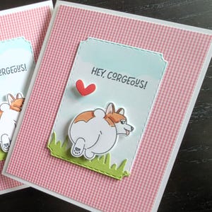 Corgi Valentine, biglietto di anniversario Welsh Corgi, regalo per gli amanti dei cani, Hello Corgeous