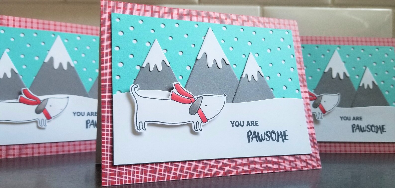 Dog Thank You Card Christmas Thank You Note Pet Sitter Gift Etsy