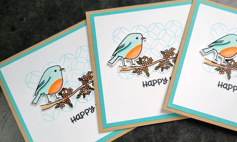 Spring Birthday Card, Greeting Card for Bird Lover, Birder Gift, Happy Bird Day image 2