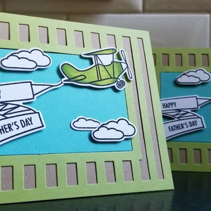 Glückliche Vatertagskarte für Pilot, Geschenk des Vaters Tages, Flugzeug Grußkarten für Männer