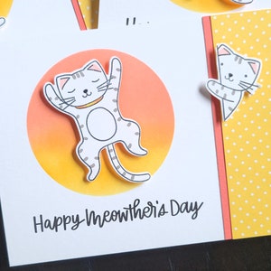 Mother's Day Card for Cat Mom, Happy Mother's Day from the Cat, Kitty Lover Gift