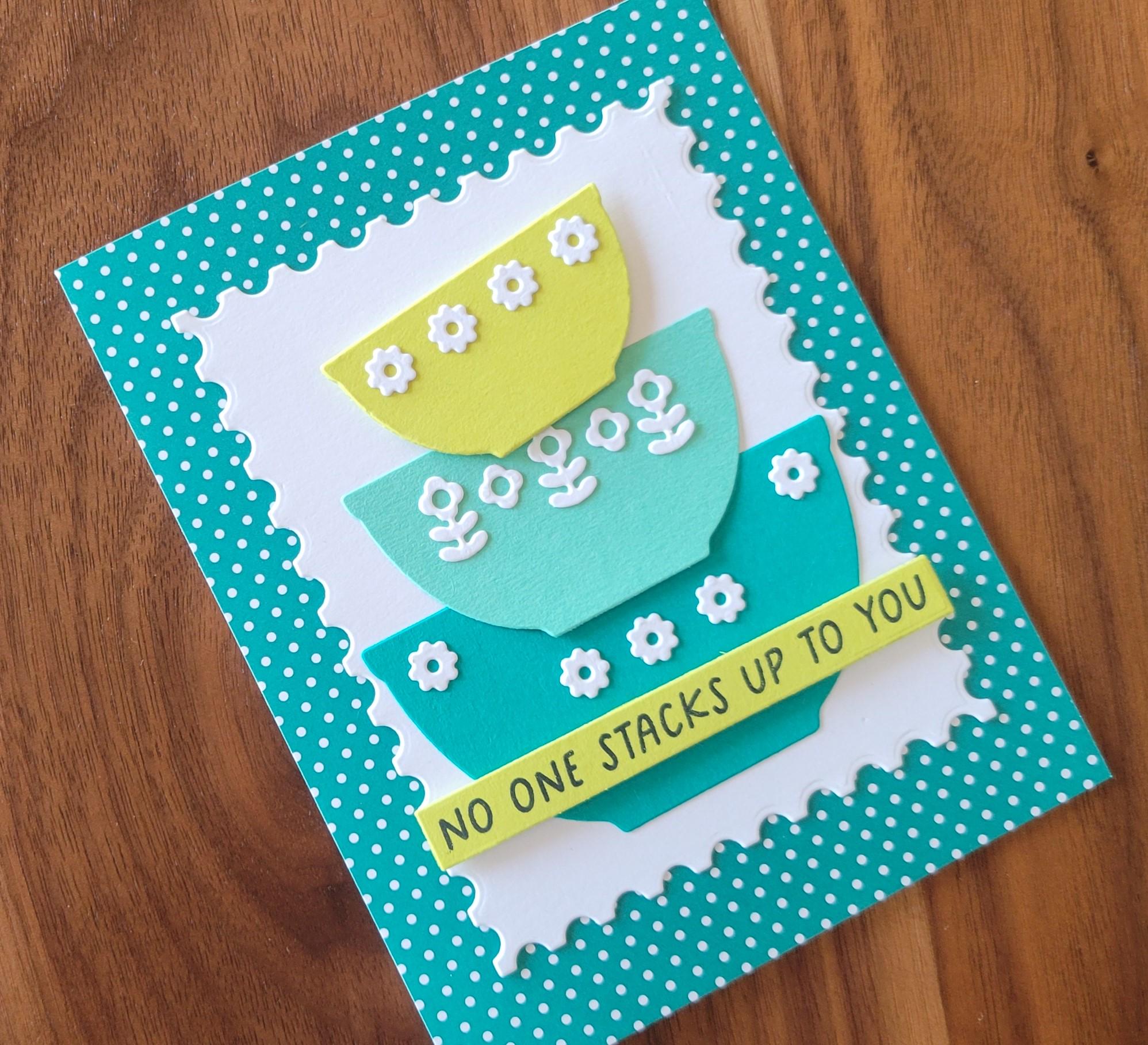 Retro Kitchen Thank You Card, Vintage Bowls, Birthday Card for Cook - Etsy