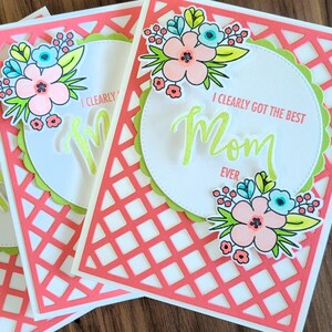 Beste Mutter aller Zeiten Karte, Blumen-Geburtstagskarte für Mutter, Muttertagsgeschenk für Mama, Muttertagskarte, B-Day-Geschenk für Mama