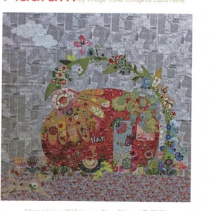 Laura Heine of Fiberworks による Flaura ヴィンテージ トレーラー コラージュ キルト パターン - LHFWFLAURA - 米国送料無料
