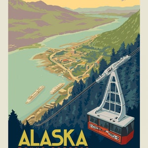Destinations Mount Roberts Alaska Fabric Panel Anderson Design Group Collection from Riley Blake Designs - P10397 Roberts Free shipping U.S.