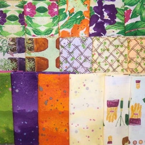 19 Fett pflegen Ihre Freude von Peg Conley von Clothworks Gartenarbeit Quartier 100 % Baumwollgewebe Quilt