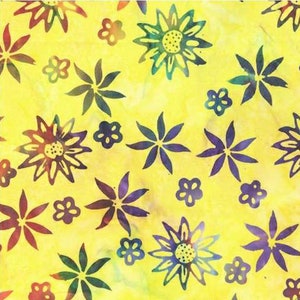 Petal Pop Rainbow Sprite Becolorful Batik Jacqueline De Jonge Anthology Fabrics 100% Cotton Quilt Batik Fabric 3265Q-X Free Shipping U.S.