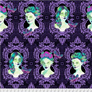 Tula Pink De La Luna PWTP110 Possessed Haunted Free Spirit Cotton Fabric - 1 yard- Free Shipping - U.S.