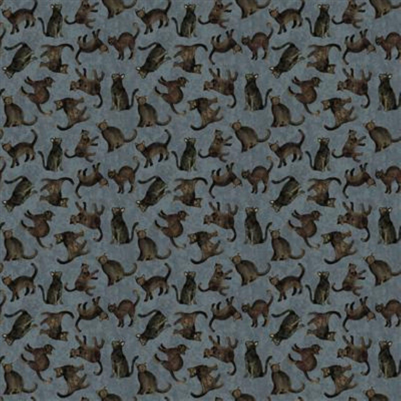 All Hallow's Eve Cats by Sue Zipkin From Clothworks 100% Cotton ...