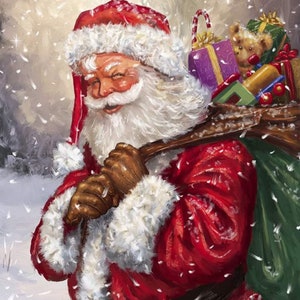 Christmas Time is Here Jolly Santa Panel by Riley Blake Designs Cotton Fabric P10745-Jolly Free shipping U.S.