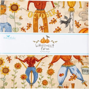 Bittersweet Farm by Teresa Kogut from Riley Blake 10&quot; Stacker 42 10-inch Squares 10-14850-42 100% Cotton - Free shipping U.S.