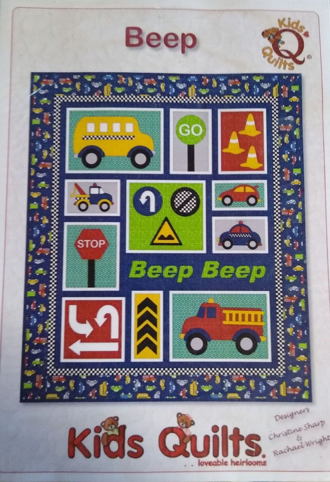 Beep Quilt Pattern by Kids Quilts 44