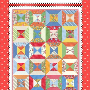 Hidden Treasures Quilt Pattern by Sandy Klop from American Jane Patterns 48&quot; x 60&quot; #405 - Free shipping U.S.