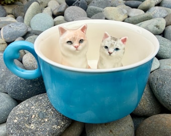 Custom Pet Portrait Mug – Personalized Cat or Dog Illustration