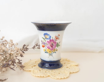 マイセン ブルーオニオン花瓶 – 手描きのドイツ製磁器のつぼみ型花瓶3