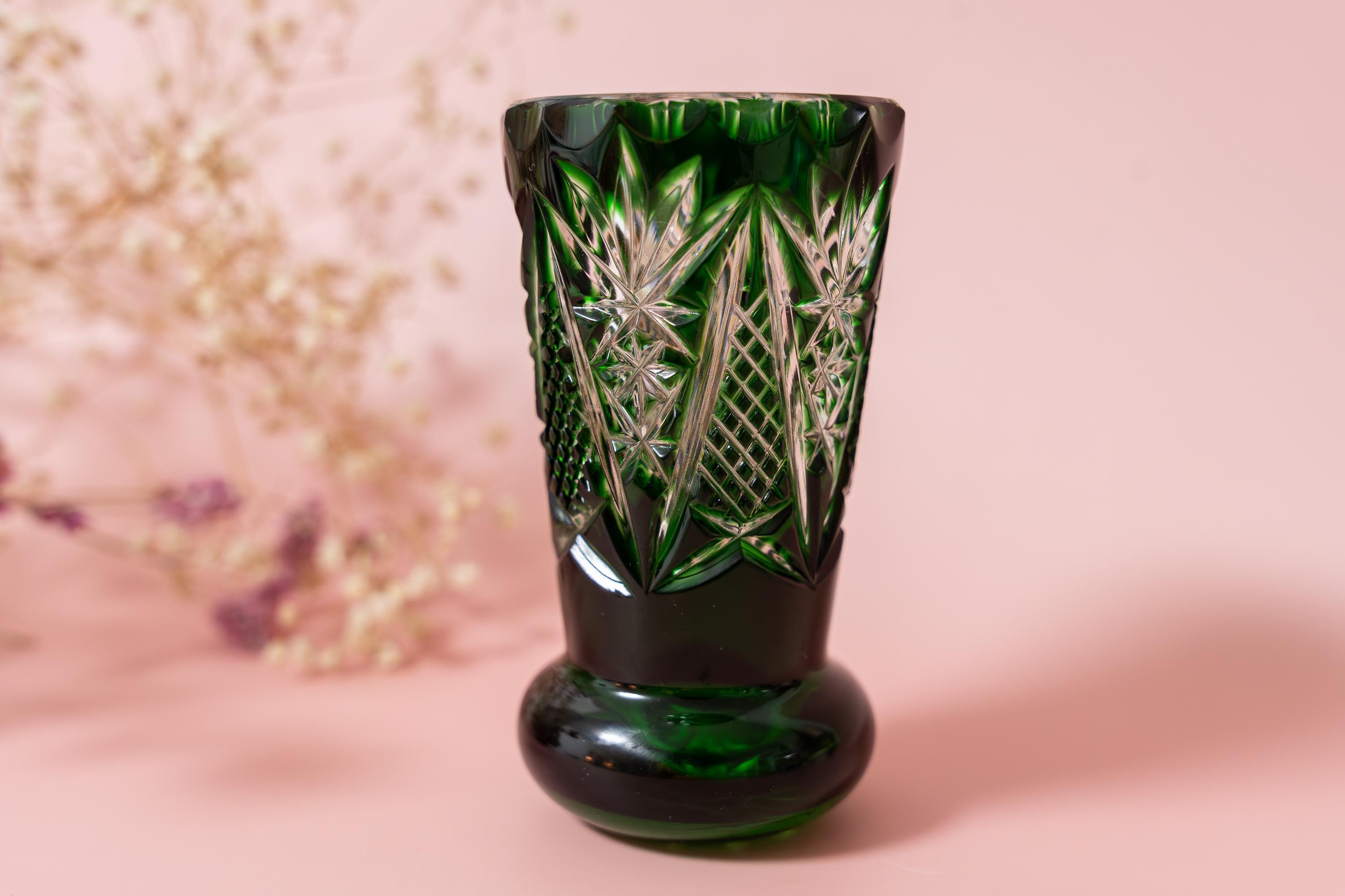 German crystal vase - Etsy 日本