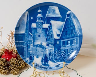 クリスマスプレート「1975年のクリスマス」 |ビンテージ - Etsy 日本