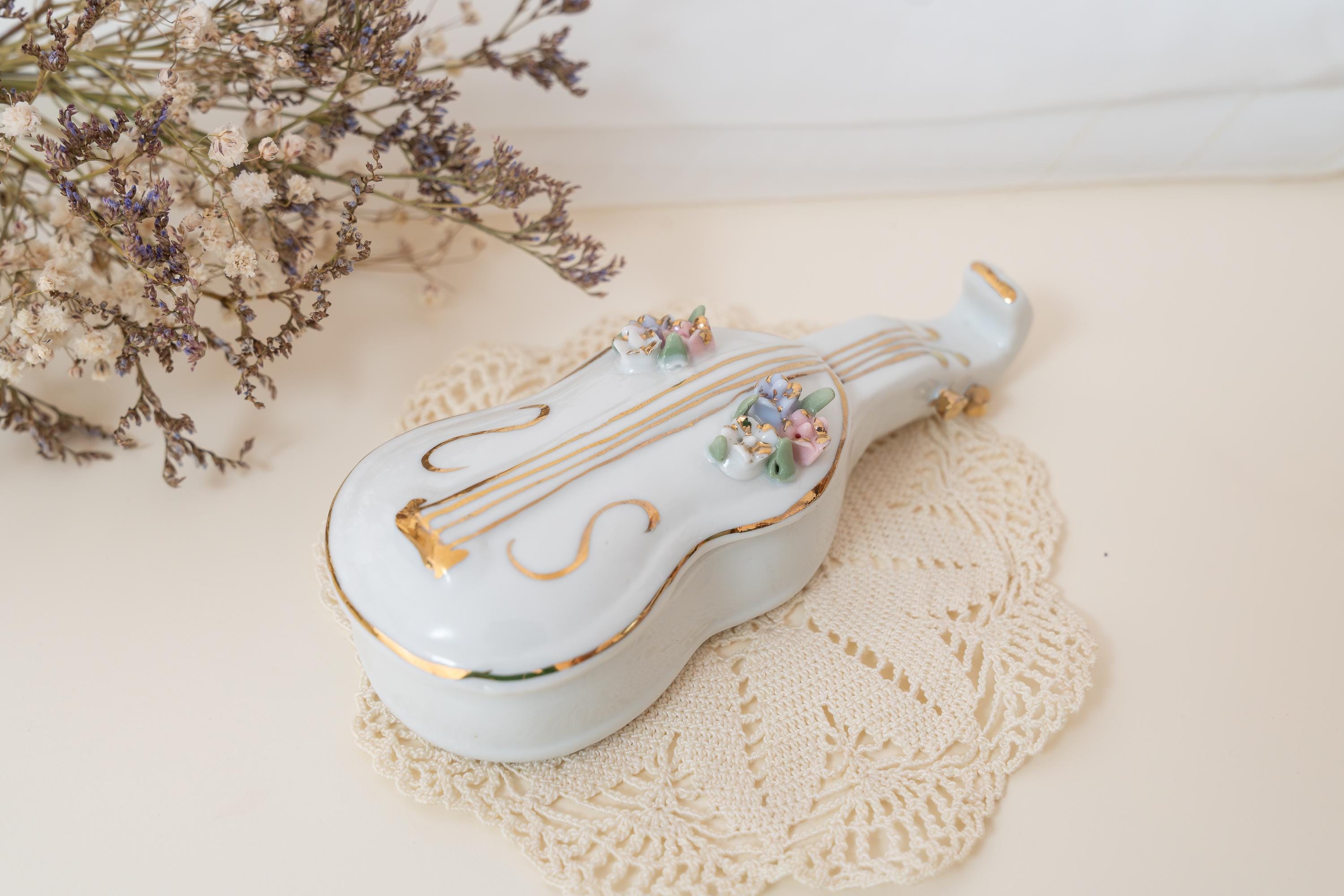 Porcelain Violin - Etsy Finland