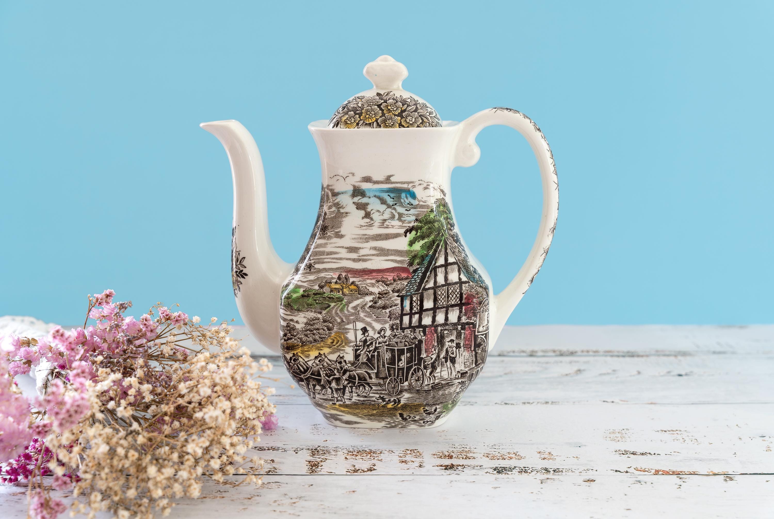 Enoch Wedgwood Tunstall Teapot - Etsy