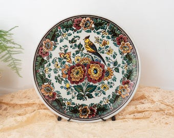 デルフト陶器の花柄皿 - 多色装飾陶器 - オランダの陶器 - Etsy 日本