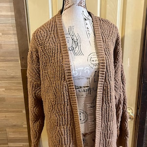 Universal threads Women’s open face cardigan tan/camel brown XL