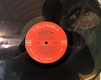 johnnys greatest hits Johnny Mathis vinyle record
