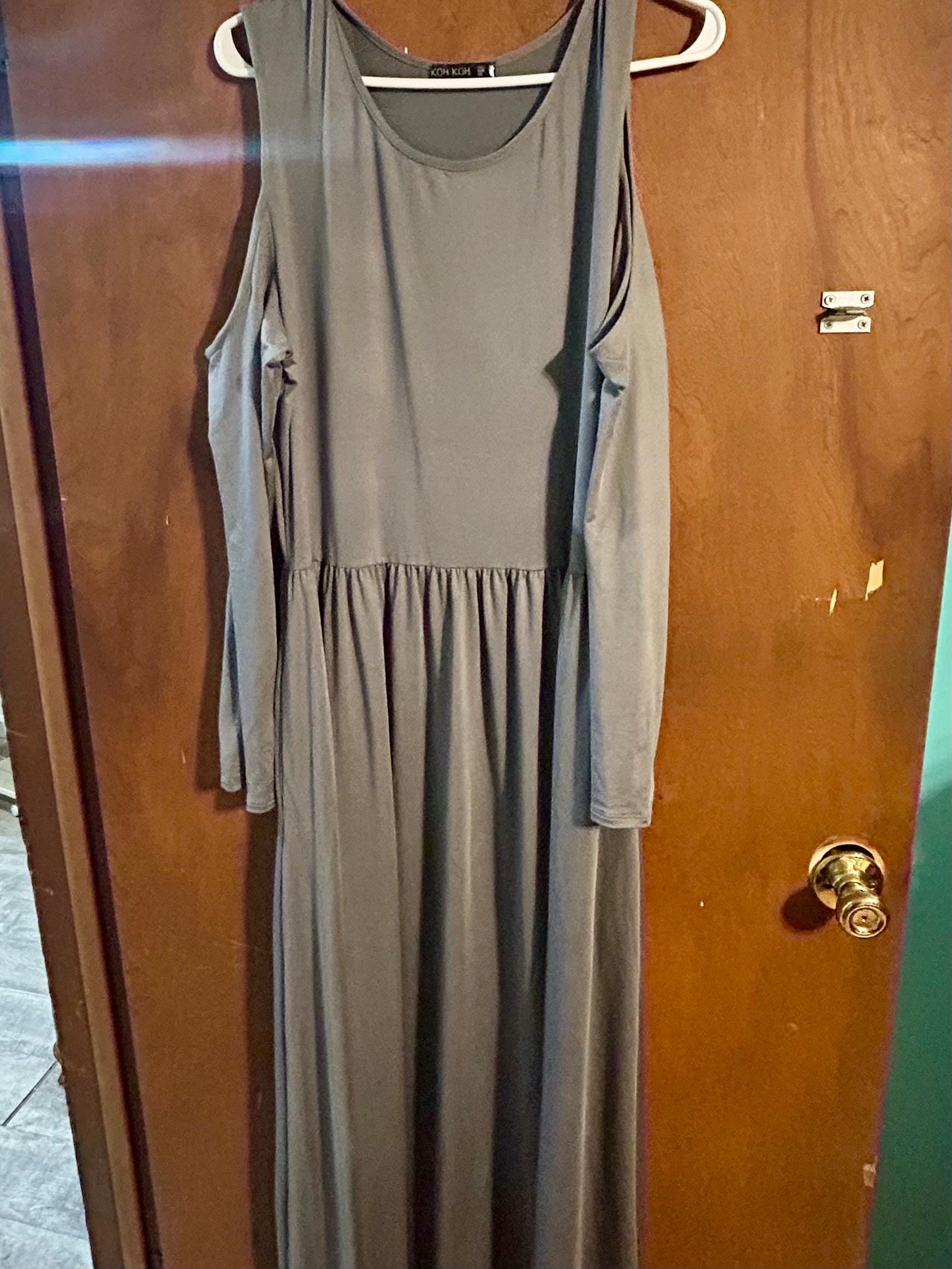 grey church dresses Jessa modes midi dress – JanieLanie main image 1