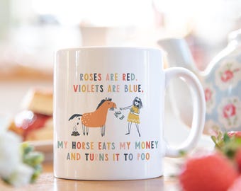 Funny Horse Mug | horse rider mug | horse mug | gifts for horse lovers | Horse Lover Gift Mug | equestrian mug