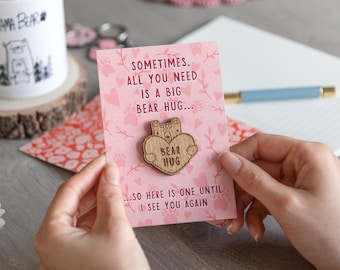 Little pocket hug token | never gift up | thinking of you | little pocket hug pick me up gift | pocket hug token encouragement gift