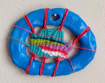 Candy Coated - Tapiz de pared tejido original hecho a mano