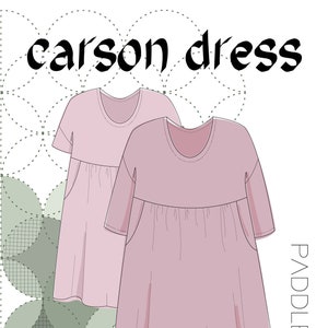 The Carson Dress PDF Pattern Sizes XS-XXL - Now Updated!