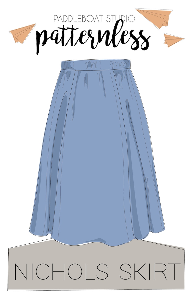 PATTERNLESS Nichols Skirt PDF Pattern  One Size image 1