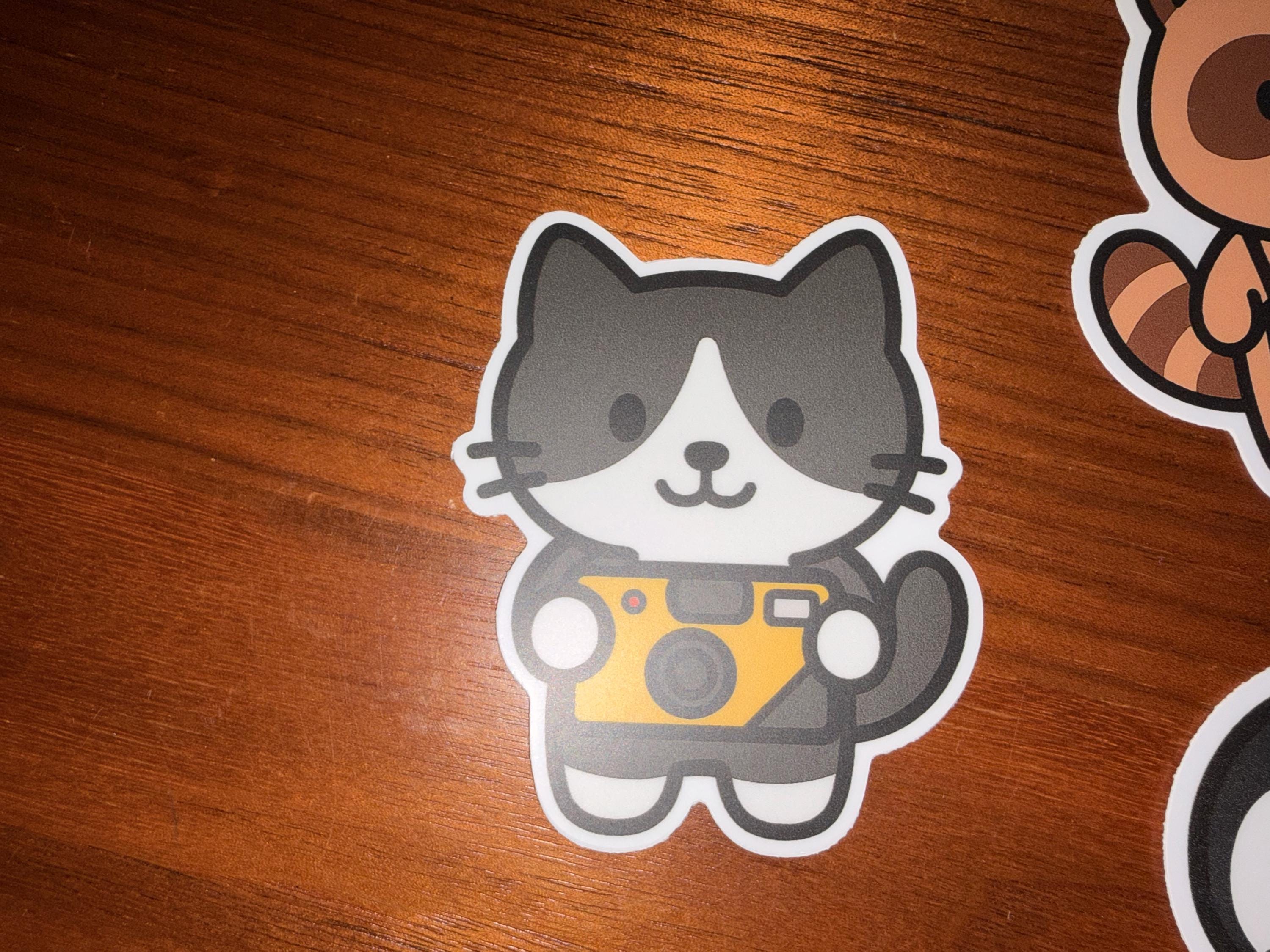 Sticker Koduk Kodak Kitten Camera Sticker (2
