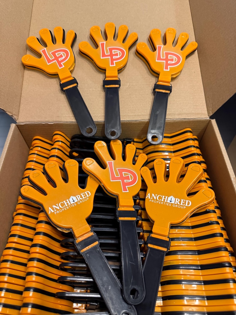 7.5 Inch Plastic Hand Clappers: Noise Makers for Sports, Parties ...