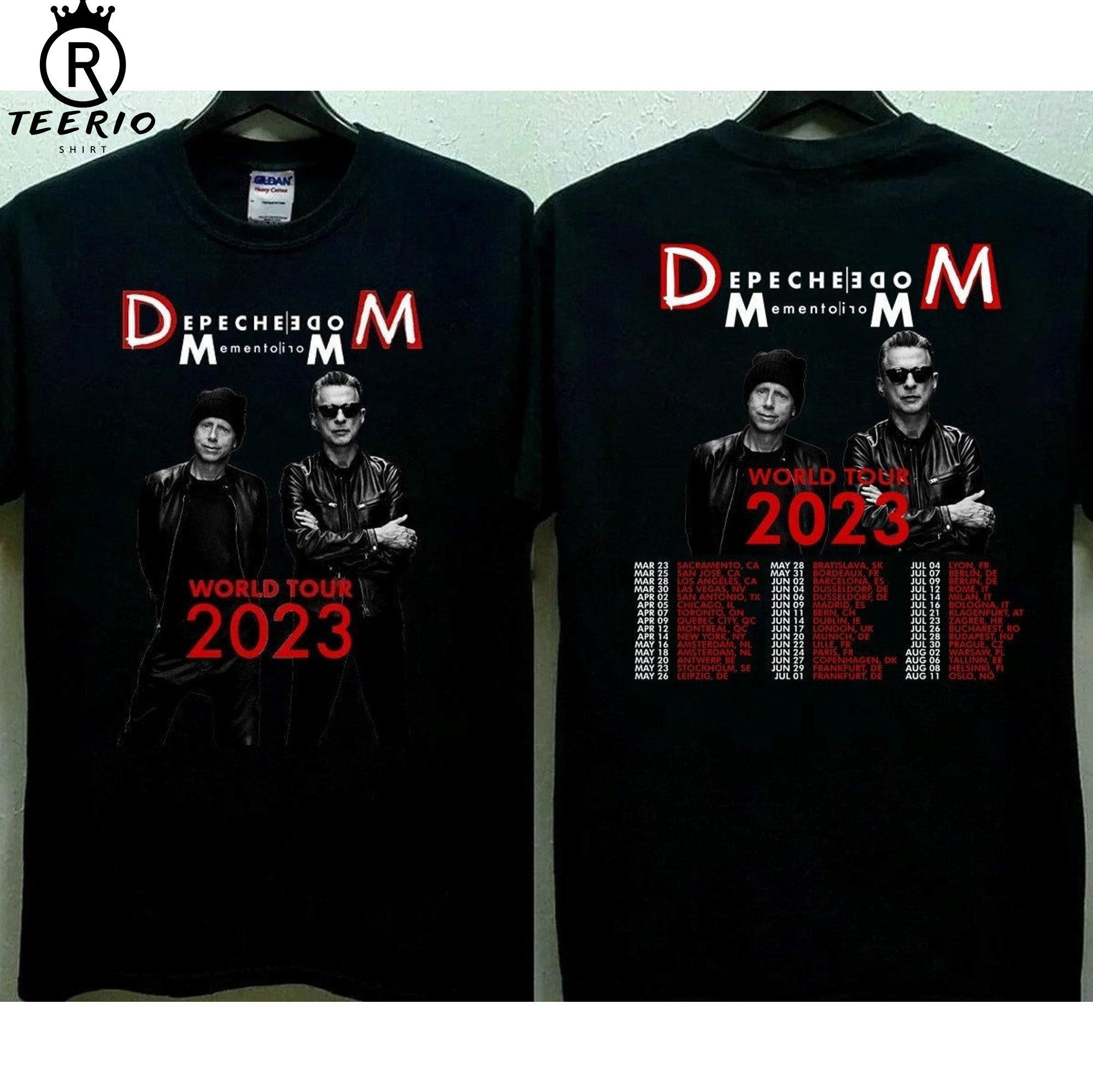 Depeche Mode Tour 2023 Shirt, 2023 Depeche Mode Memento Mori World Tour