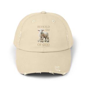 Behold the Lamb - Distressed Cap