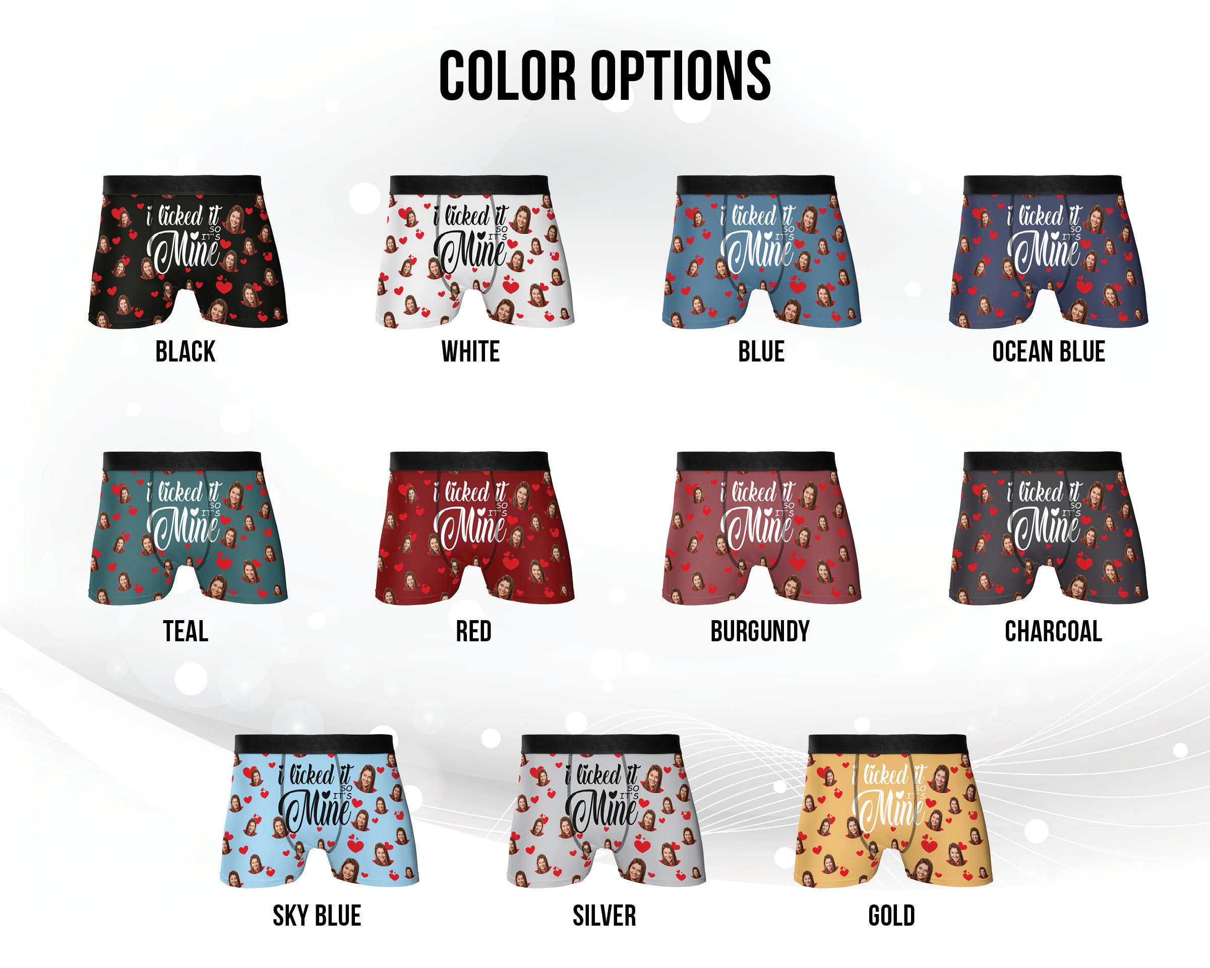 Discover Individuell mit Gesicht Boxer Briefs, Valentinstag Geschenk, personalisierte BBoxer